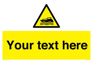 Custom Warning motorised watercraft